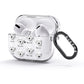 Hungarian Kuvasz Icon with Name AirPods Glitter Case 3rd Gen Side Image