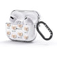 Hungarian Puli Icon with Name AirPods Glitter Case 3rd Gen Side Image