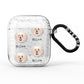 Hungarian Puli Icon with Name AirPods Glitter Case