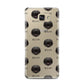 Hungarian Puli Icon with Name Samsung Galaxy A7 2016 Case on gold phone