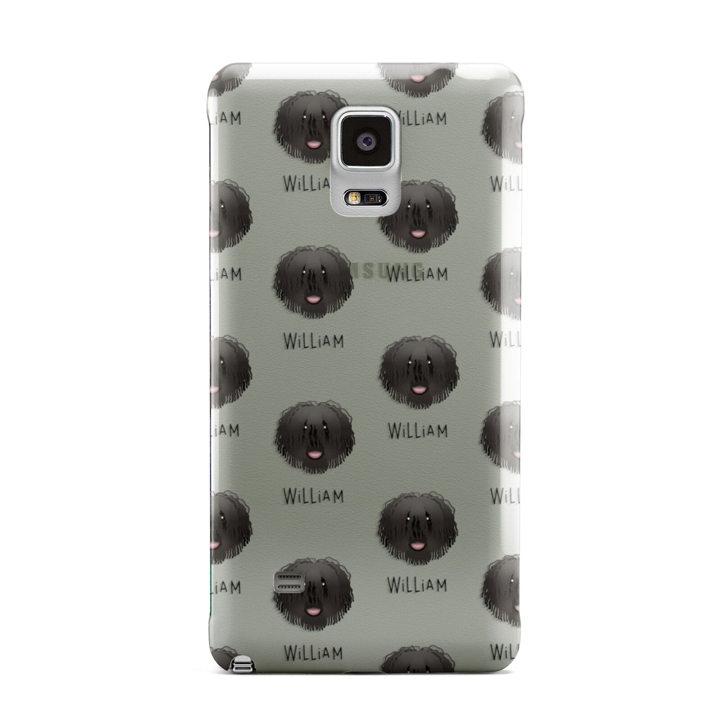 Hungarian Puli Icon with Name Samsung Galaxy Note 4 Case