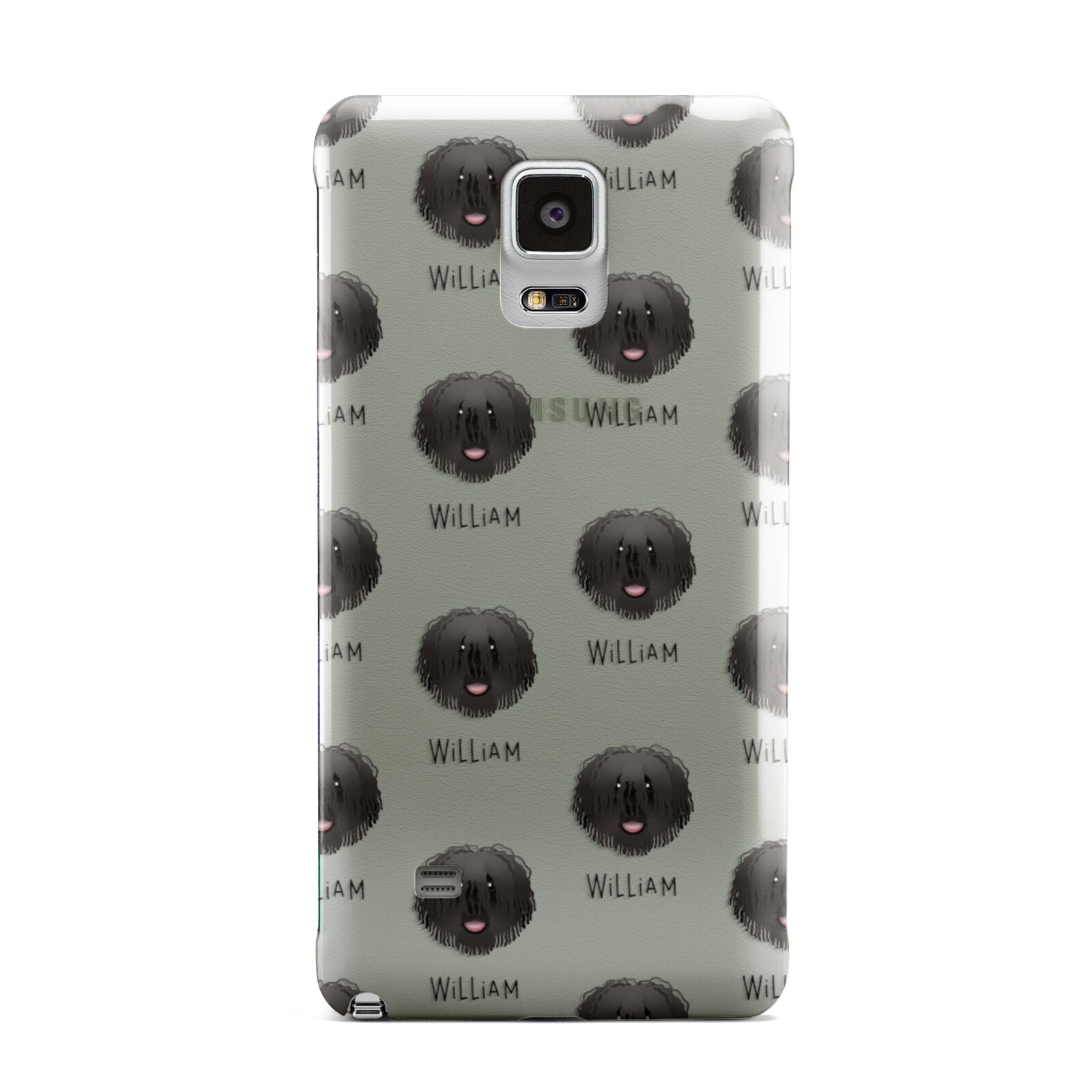 Hungarian Puli Icon with Name Samsung Galaxy Note 4 Case