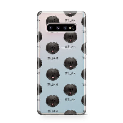 Hungarian Puli Icon with Name Samsung Galaxy S10 Case