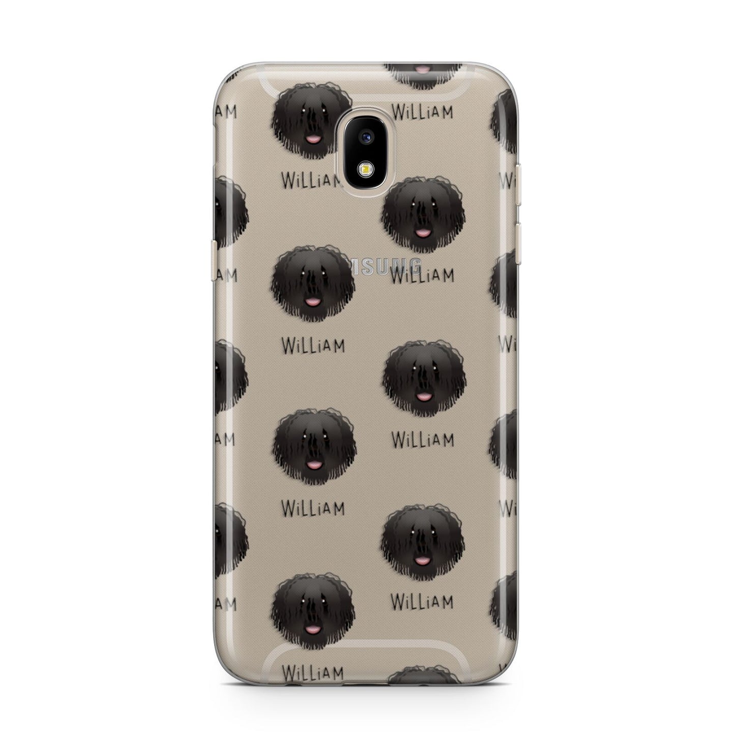 Hungarian Puli Icon with Name Samsung J5 2017 Case