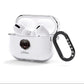 Hungarian Puli Personalised AirPods Clear Case 3rd Gen Side Image