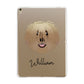 Hungarian Puli Personalised Apple iPad Gold Case