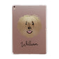 Hungarian Puli Personalised Apple iPad Rose Gold Case