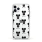 Hungarian Pumi Icon with Name Apple iPhone 11 Pro in Silver with White Impact Case