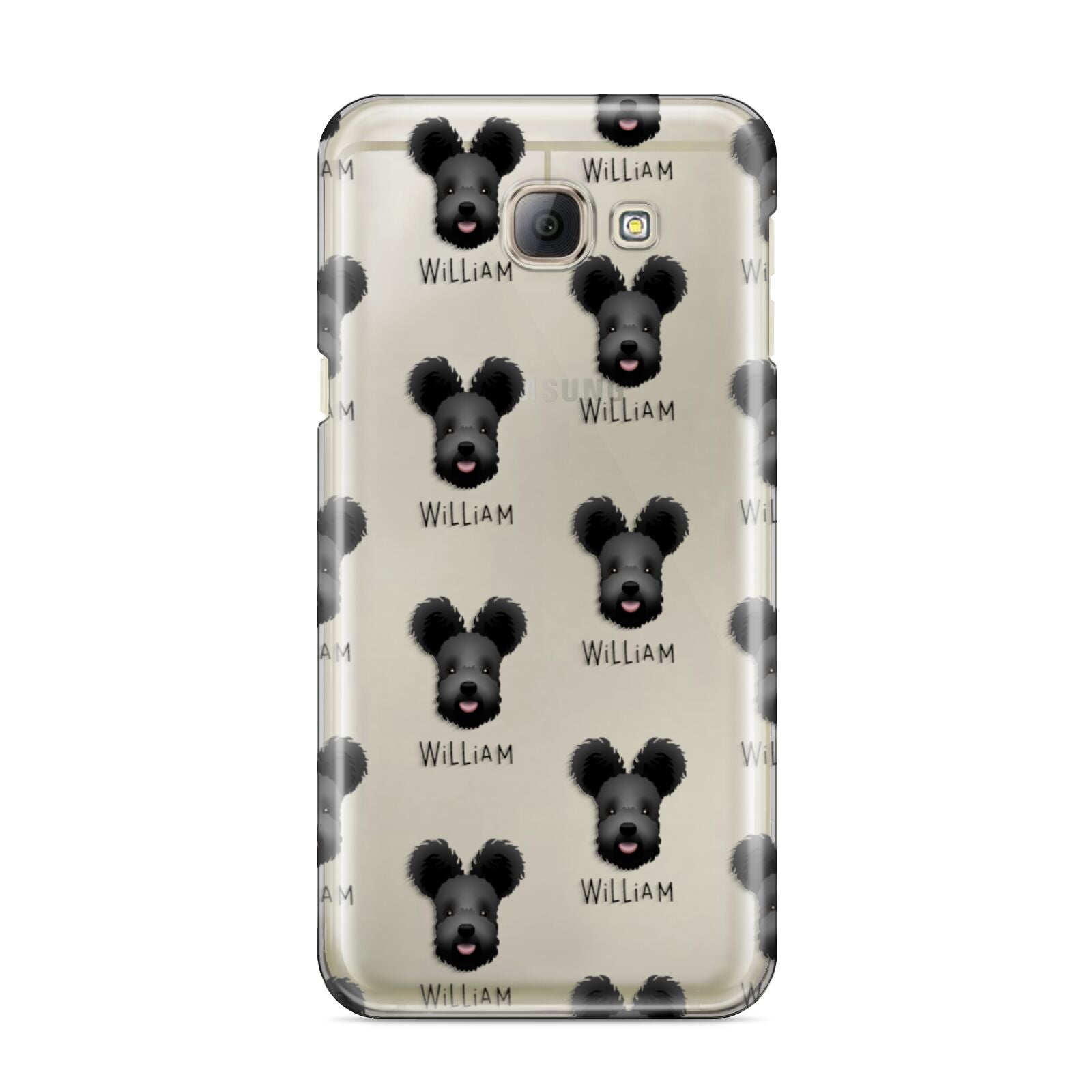 Hungarian Pumi Icon with Name Samsung Galaxy A8 2016 Case