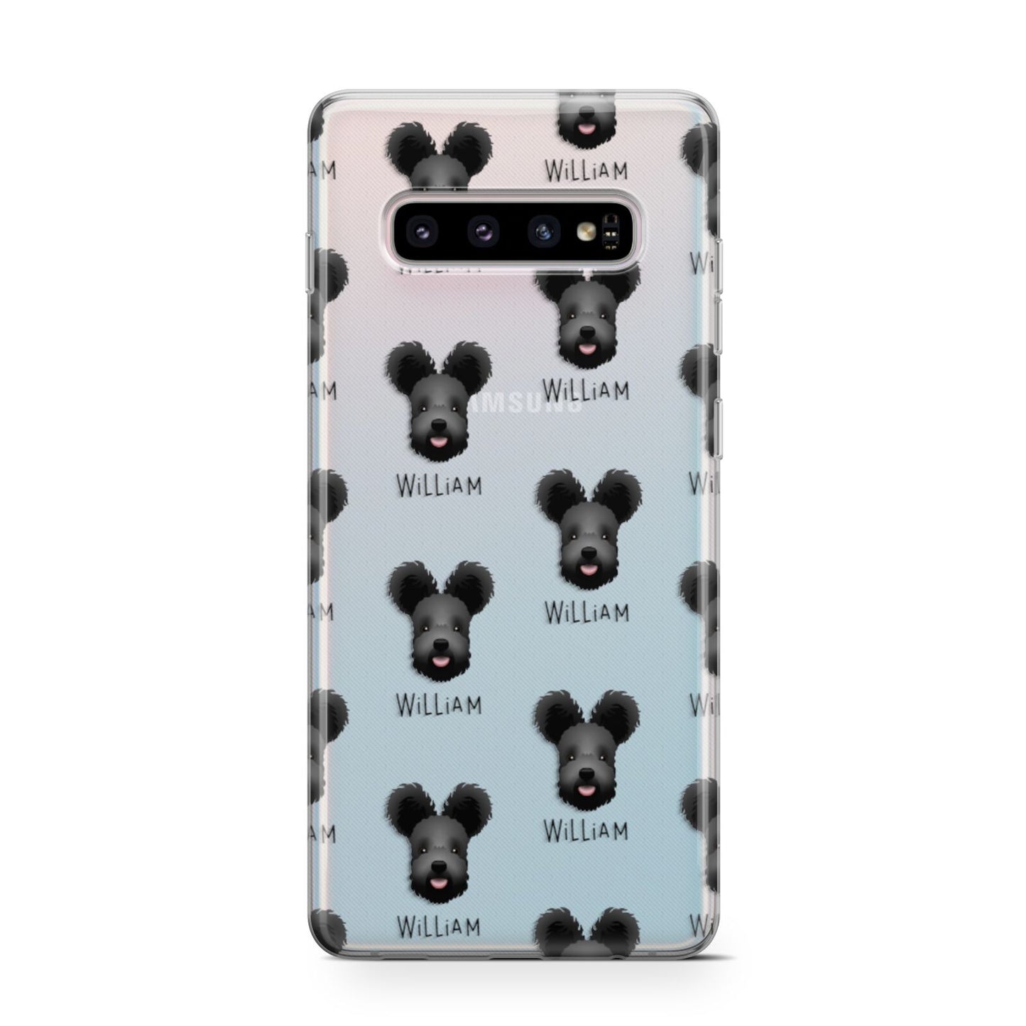 Hungarian Pumi Icon with Name Samsung Galaxy S10 Case