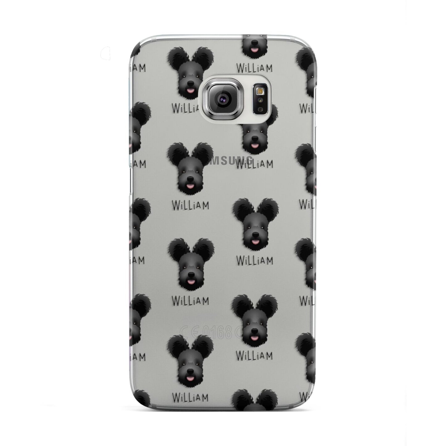 Hungarian Pumi Icon with Name Samsung Galaxy S6 Edge Case