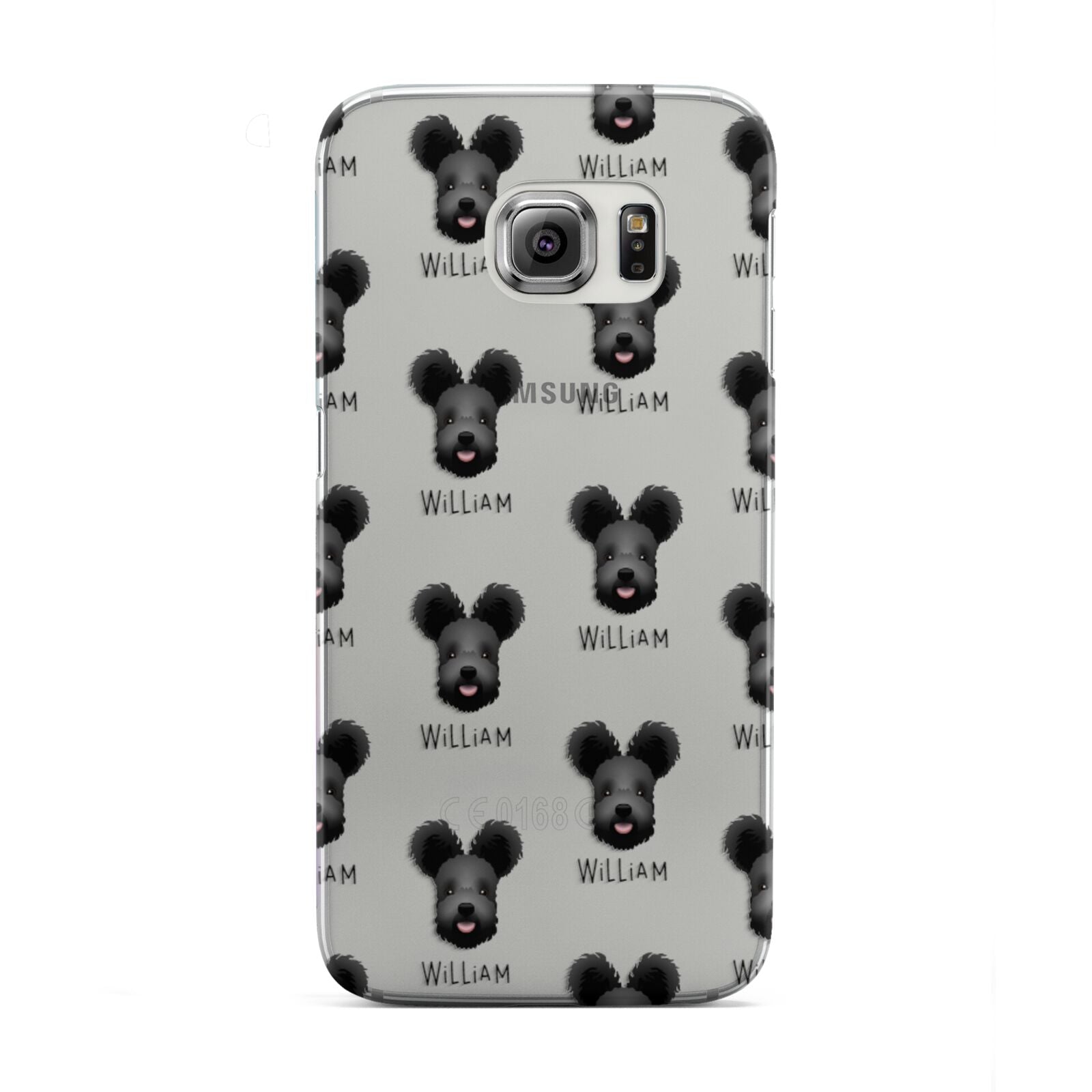 Hungarian Pumi Icon with Name Samsung Galaxy S6 Edge Case