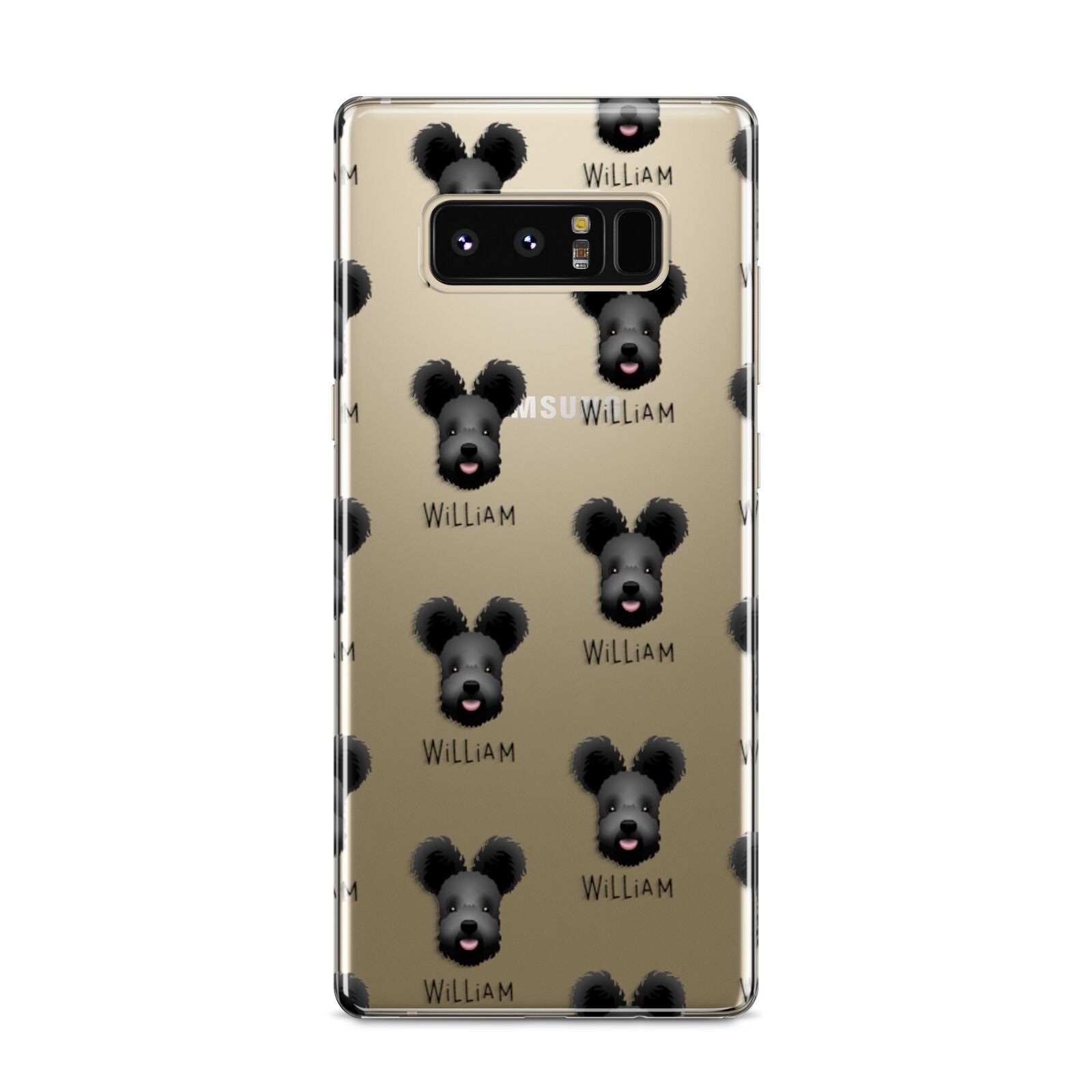 Hungarian Pumi Icon with Name Samsung Galaxy S8 Case