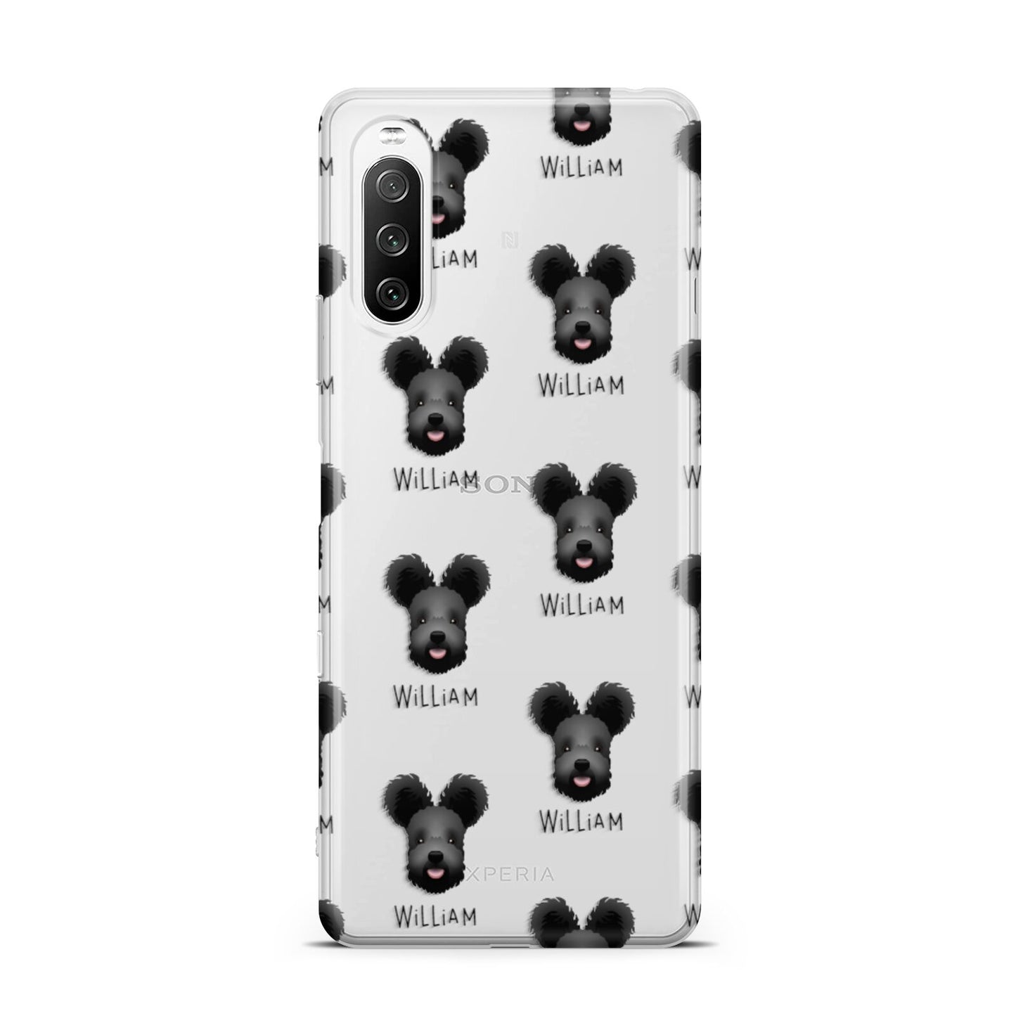 Hungarian Pumi Icon with Name Sony Xperia 10 III Case