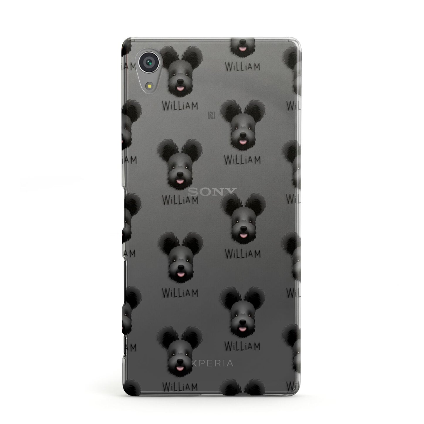Hungarian Pumi Icon with Name Sony Xperia Case