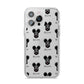 Hungarian Pumi Icon with Name iPhone 14 Pro Max Clear Tough Case Silver