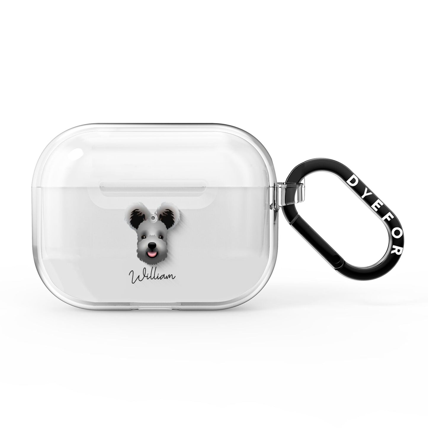 Hungarian Pumi Personalised AirPods Pro Clear Case