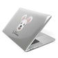 Hungarian Pumi Personalised Apple MacBook Case Side View