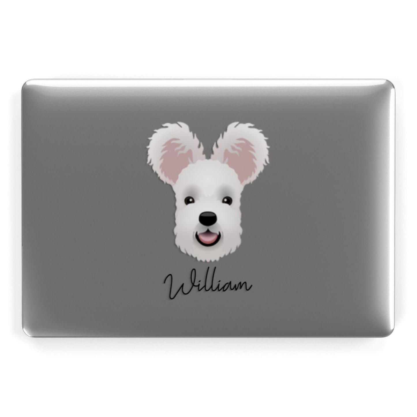 Hungarian Pumi Personalised Apple MacBook Case