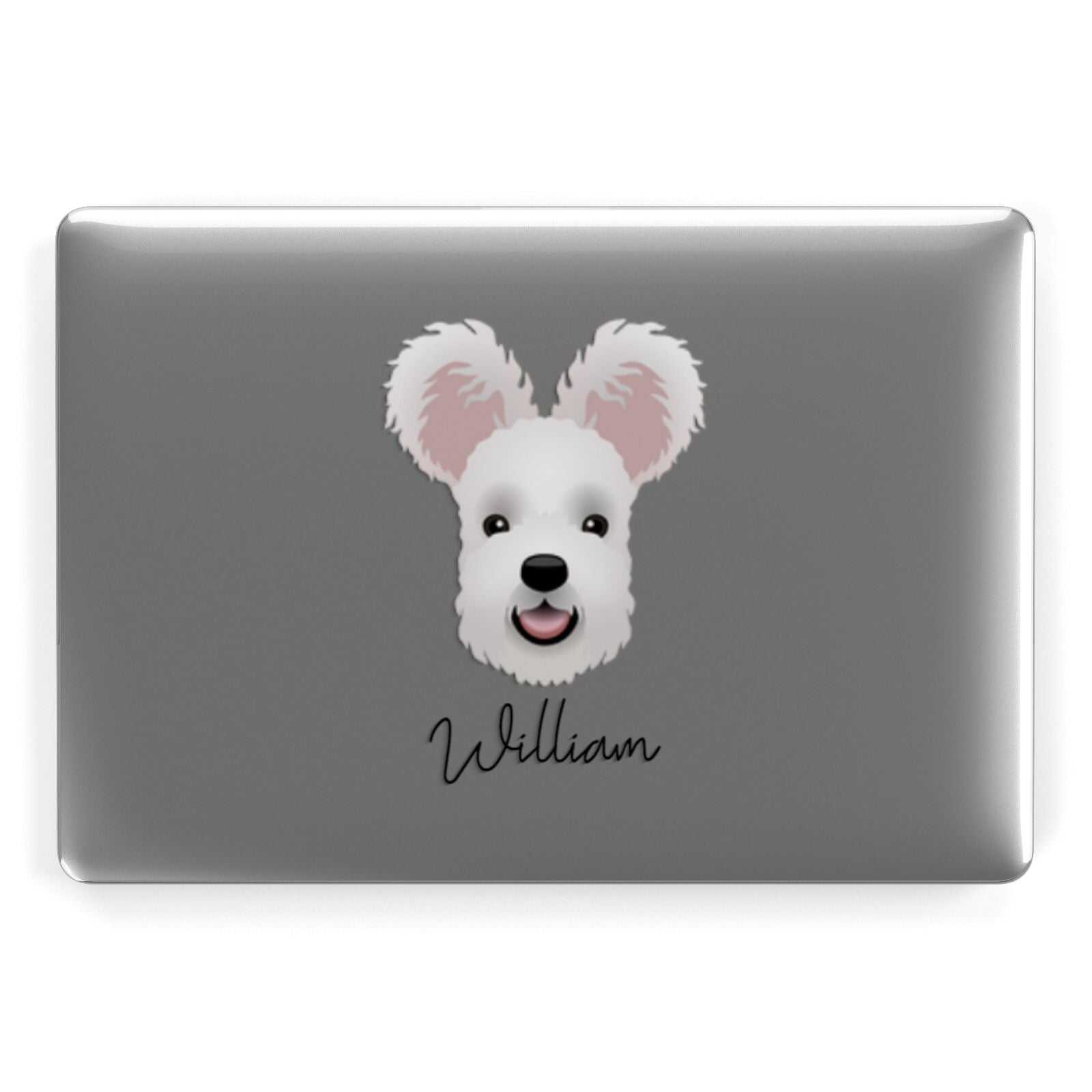 Hungarian Pumi Personalised Apple MacBook Case