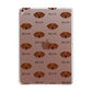 Hungarian Vizsla Icon with Name Apple iPad Rose Gold Case