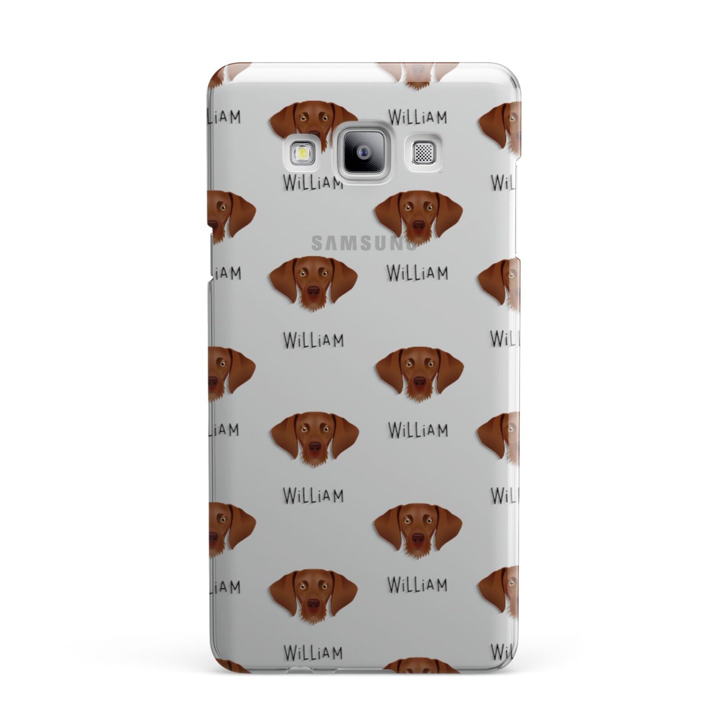 Hungarian Vizsla Icon with Name Samsung Galaxy A7 2015 Case
