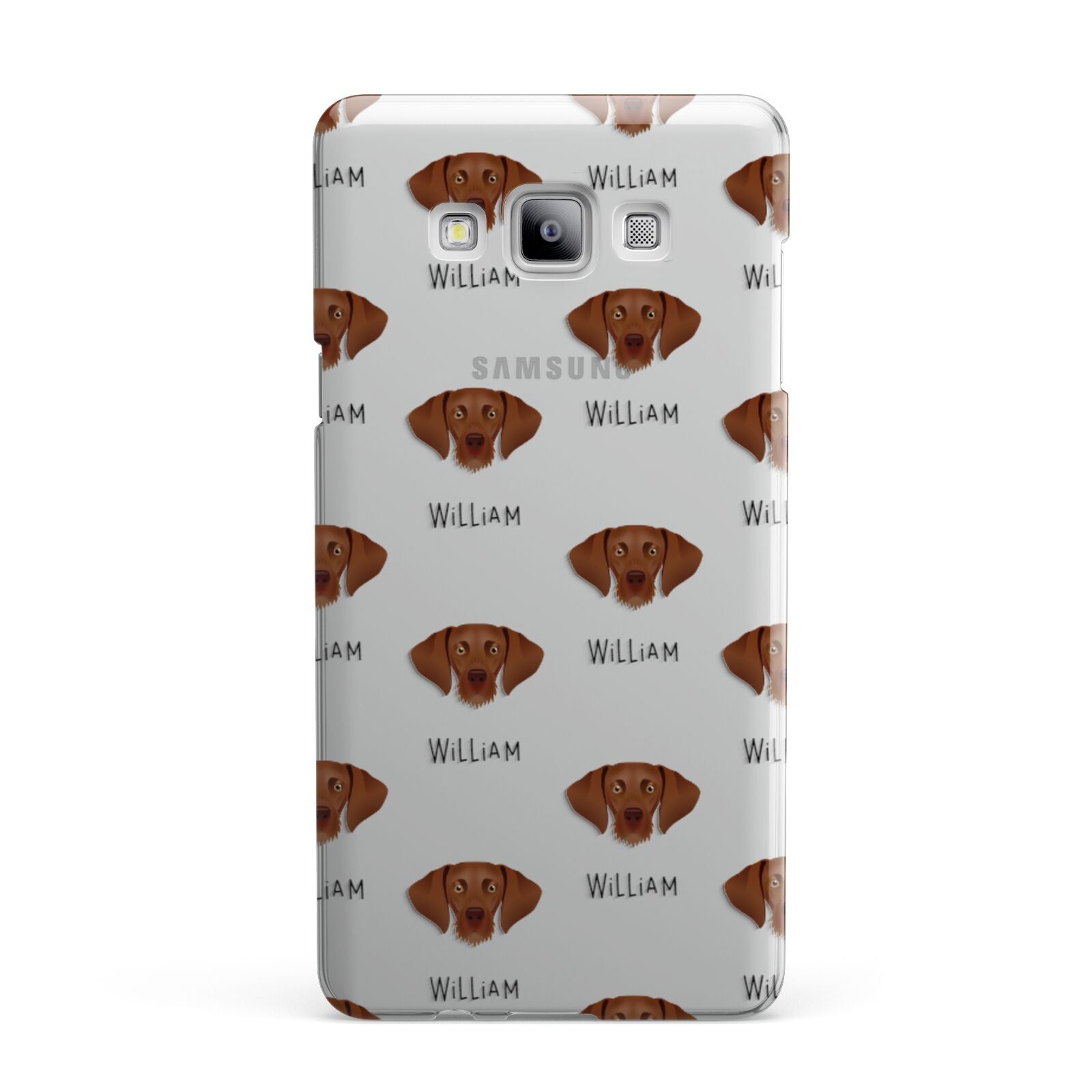 Hungarian Vizsla Icon with Name Samsung Galaxy A7 2015 Case