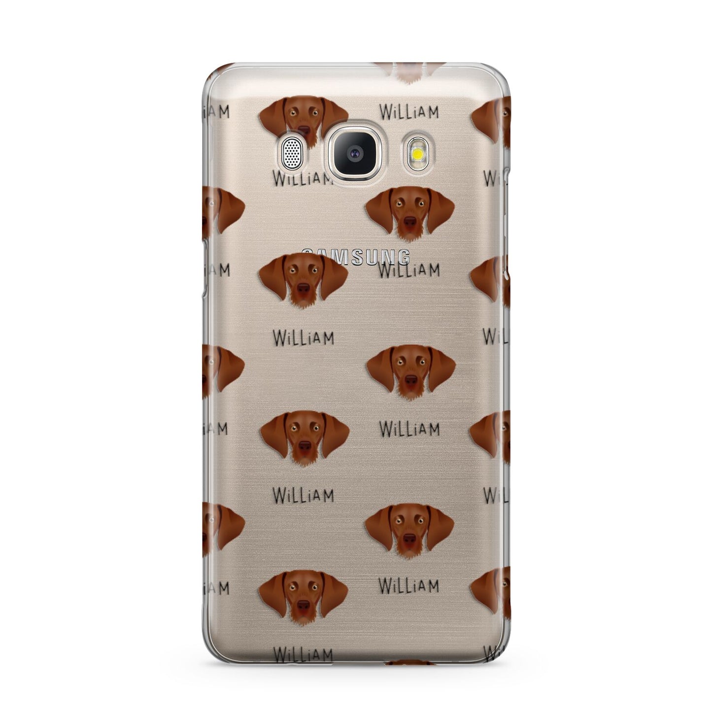 Hungarian Vizsla Icon with Name Samsung Galaxy J5 2016 Case