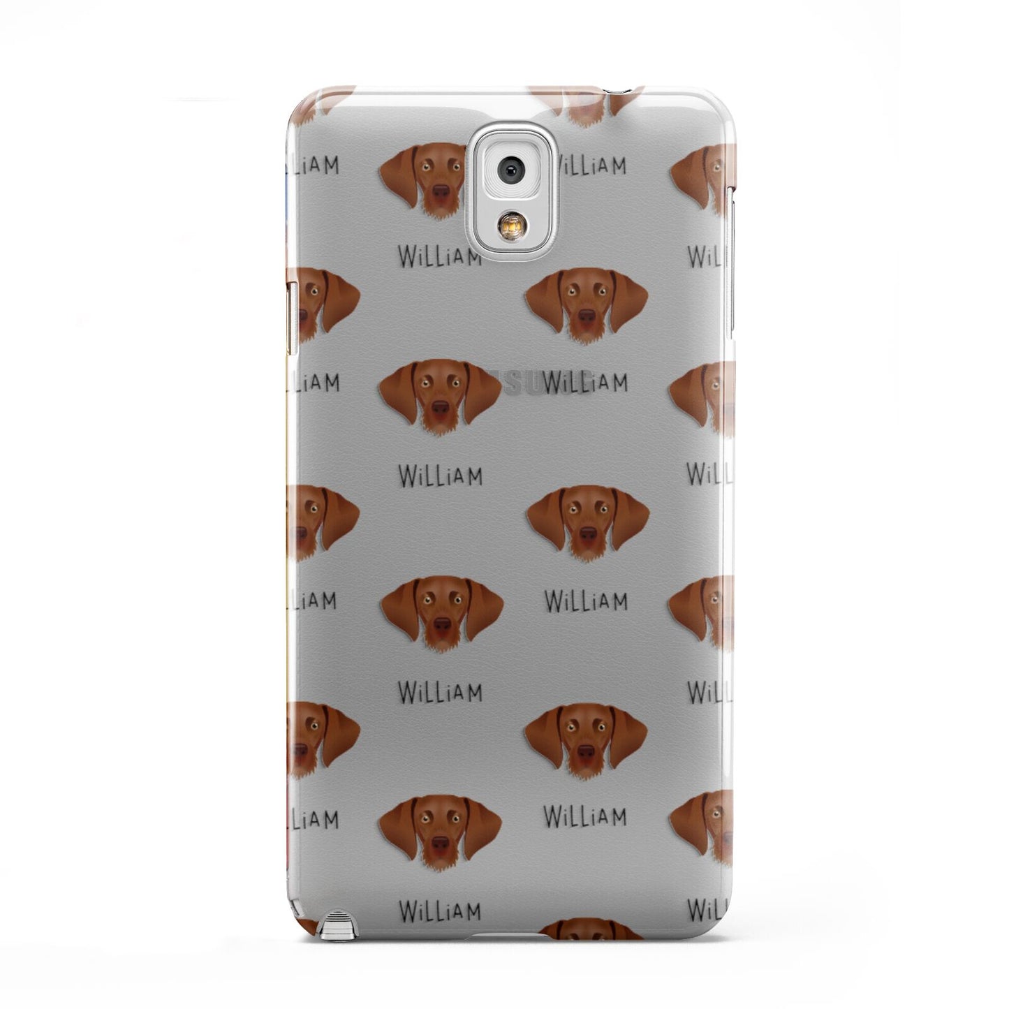 Hungarian Vizsla Icon with Name Samsung Galaxy Note 3 Case