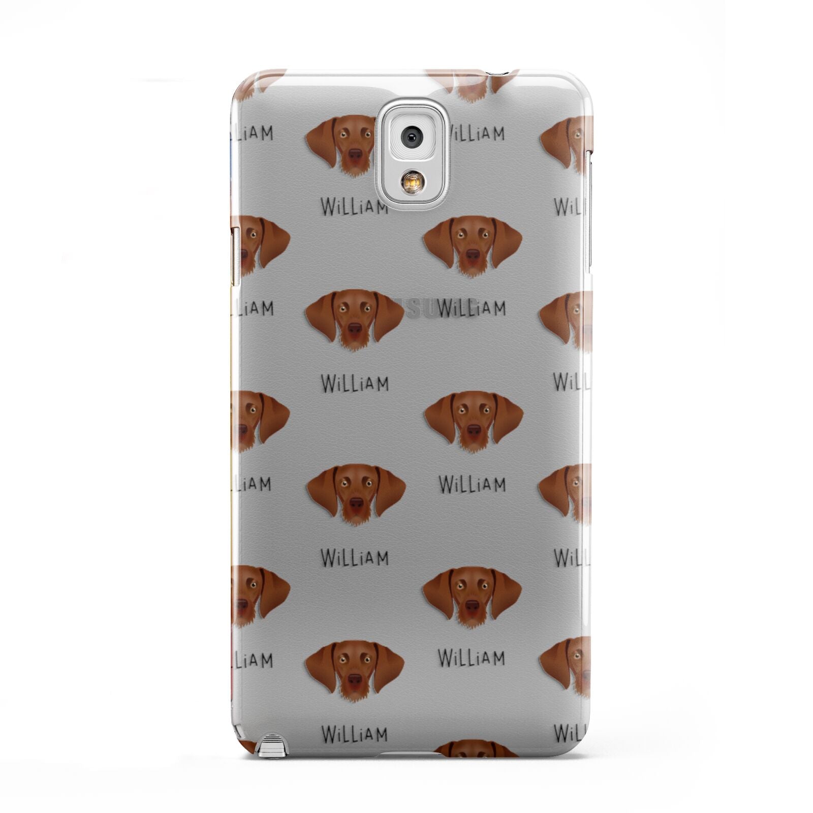 Hungarian Vizsla Icon with Name Samsung Galaxy Note 3 Case