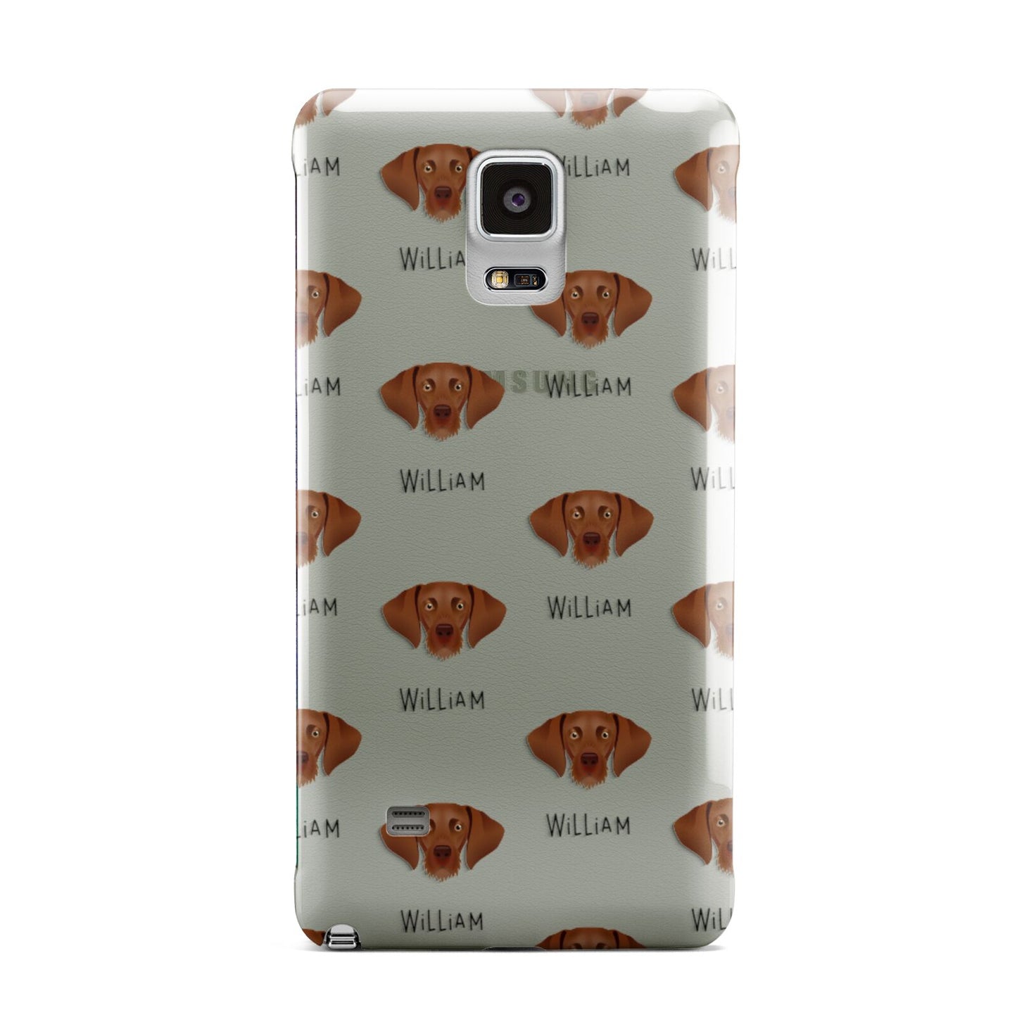 Hungarian Vizsla Icon with Name Samsung Galaxy Note 4 Case