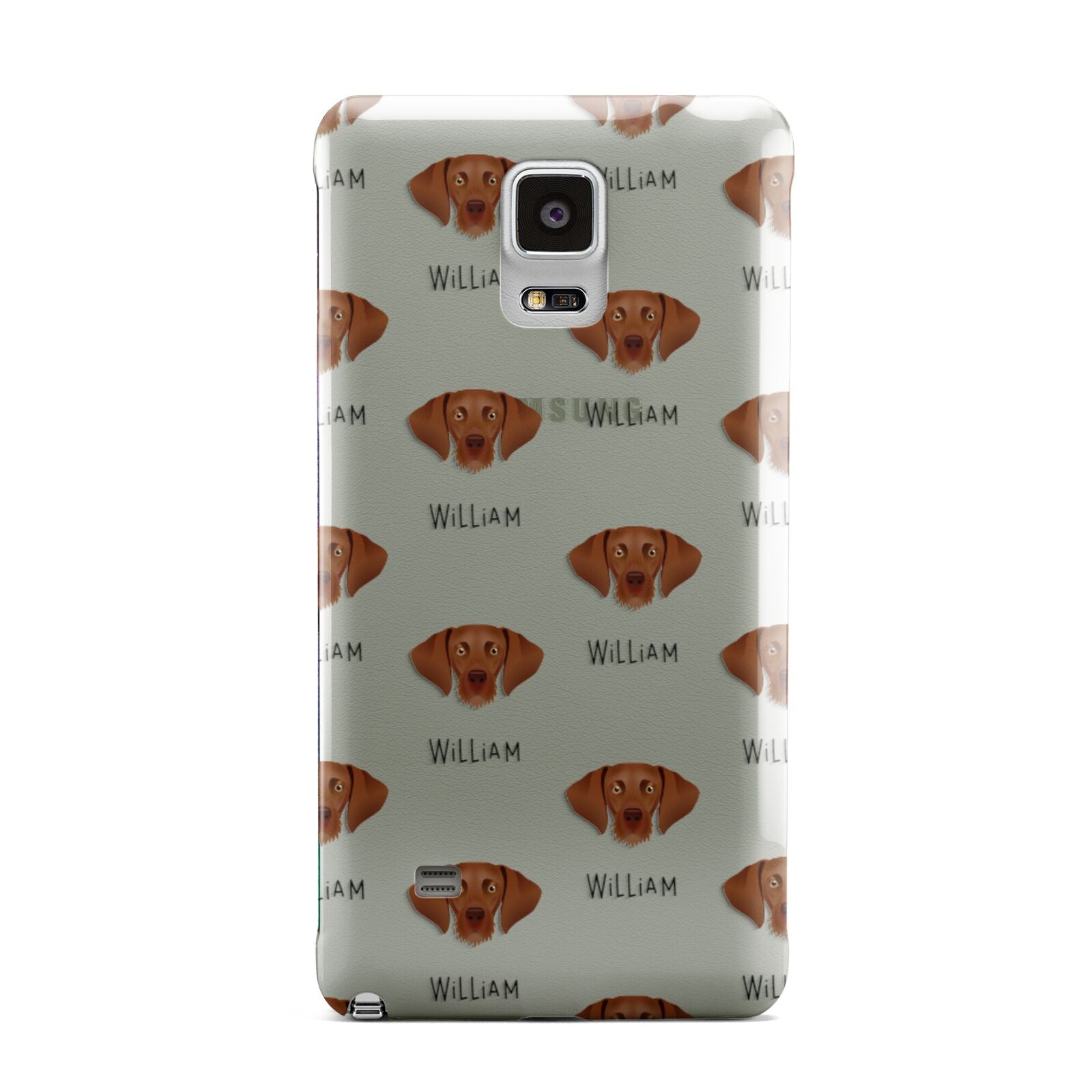 Hungarian Vizsla Icon with Name Samsung Galaxy Note 4 Case