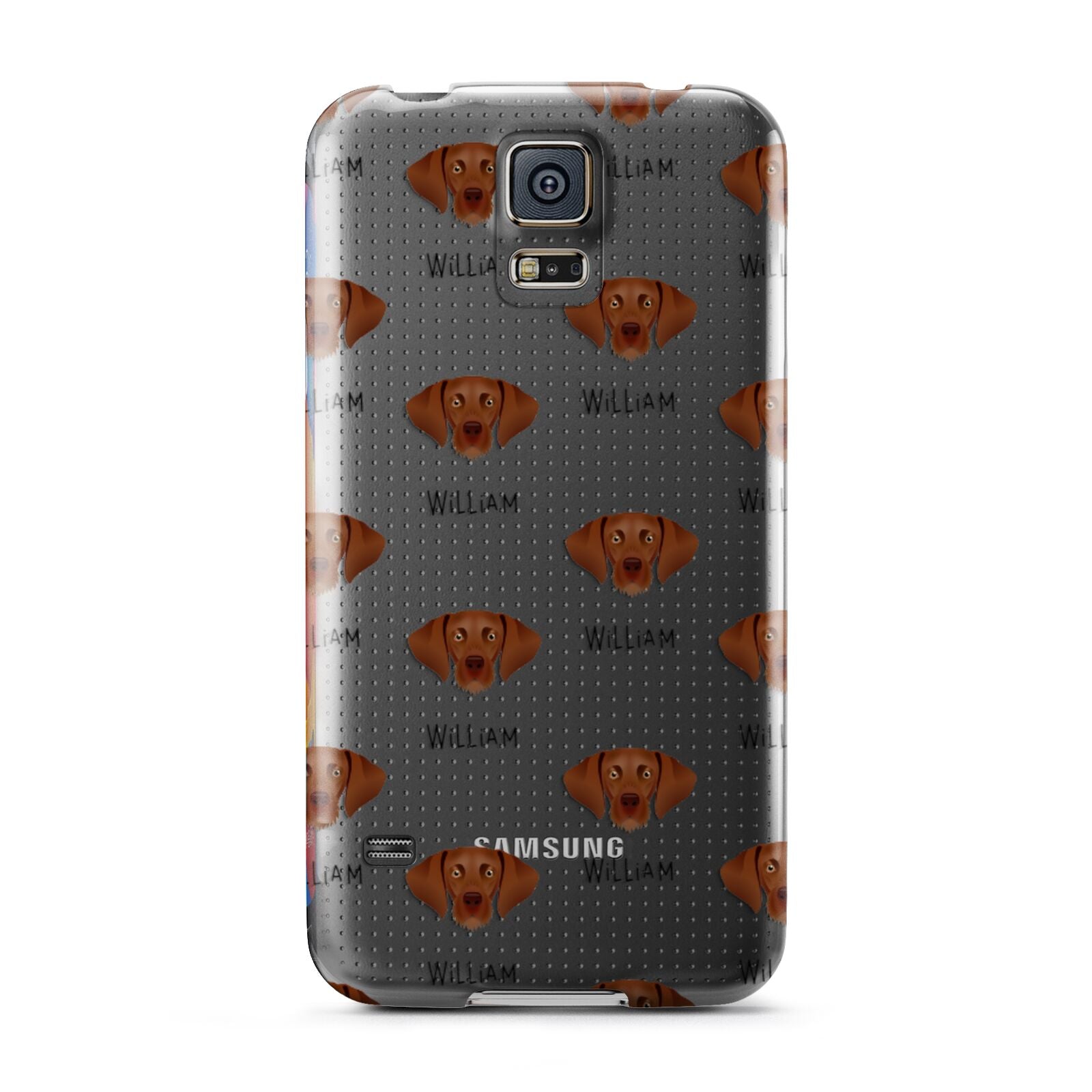 Hungarian Vizsla Icon with Name Samsung Galaxy S5 Case