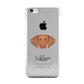 Hungarian Vizsla Personalised Apple iPhone 5c Case