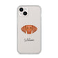 Hungarian Vizsla Personalised iPhone 14 Plus Clear Tough Case Starlight