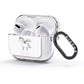 I Believe in Unicorn AirPods Glitter Case 3rd Gen Side Image