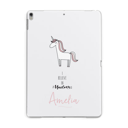 I Believe in Unicorn Apple iPad Silver Case