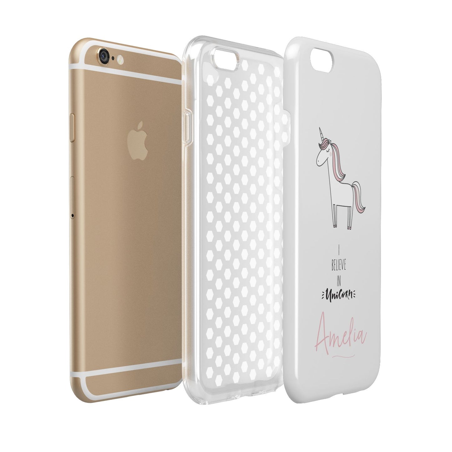 I Believe in Unicorn Apple iPhone 6 3D Tough Case Expanded view