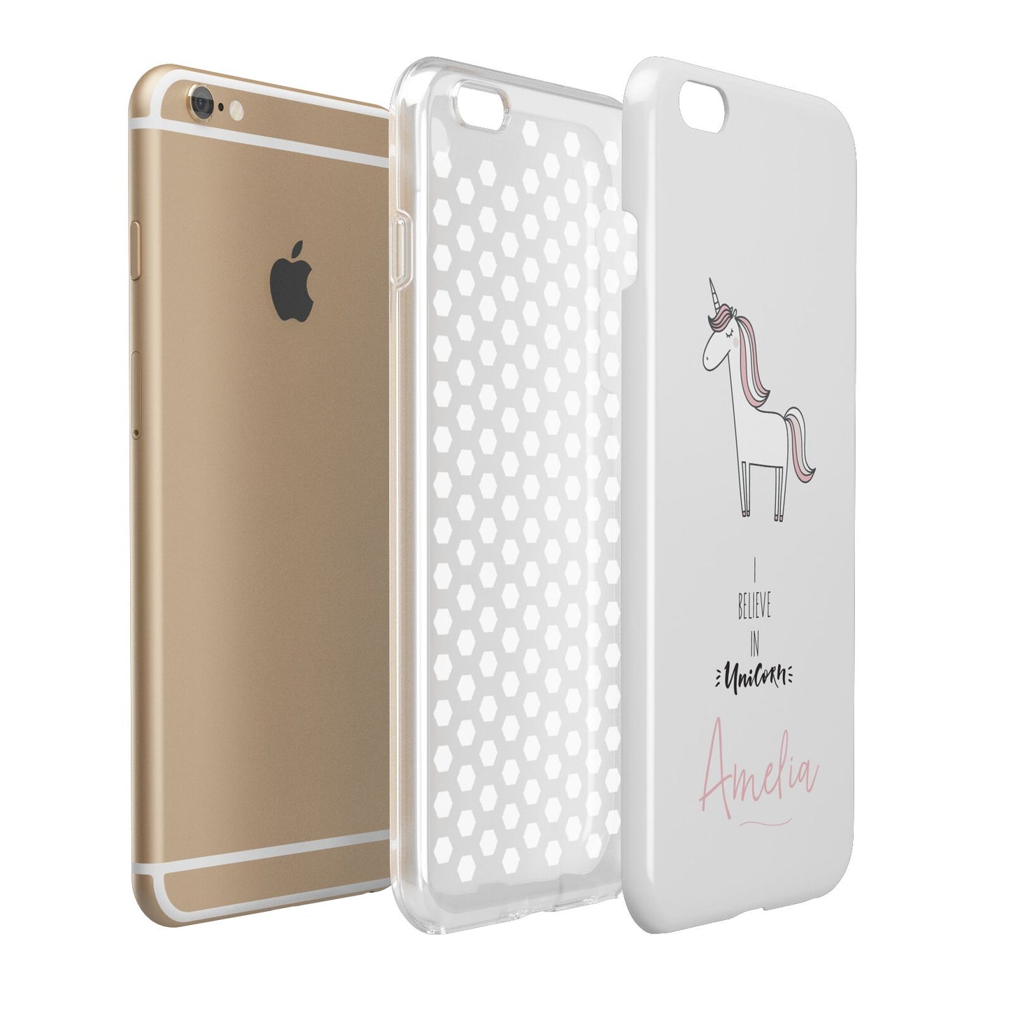 I Believe in Unicorn Apple iPhone 6 Plus 3D Tough Case Expand Detail Image