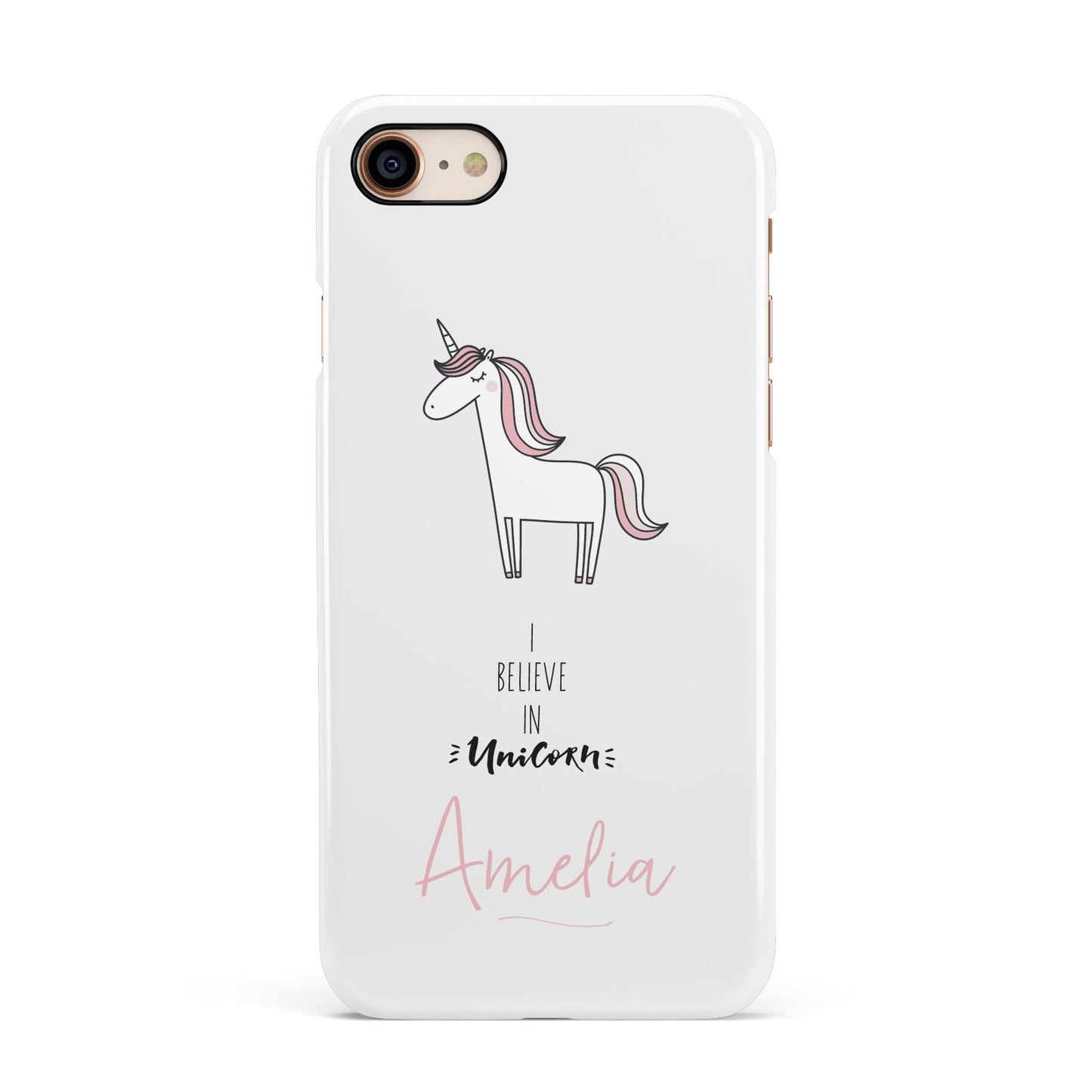 I Believe in Unicorn Apple iPhone 7 8 3D Snap Case