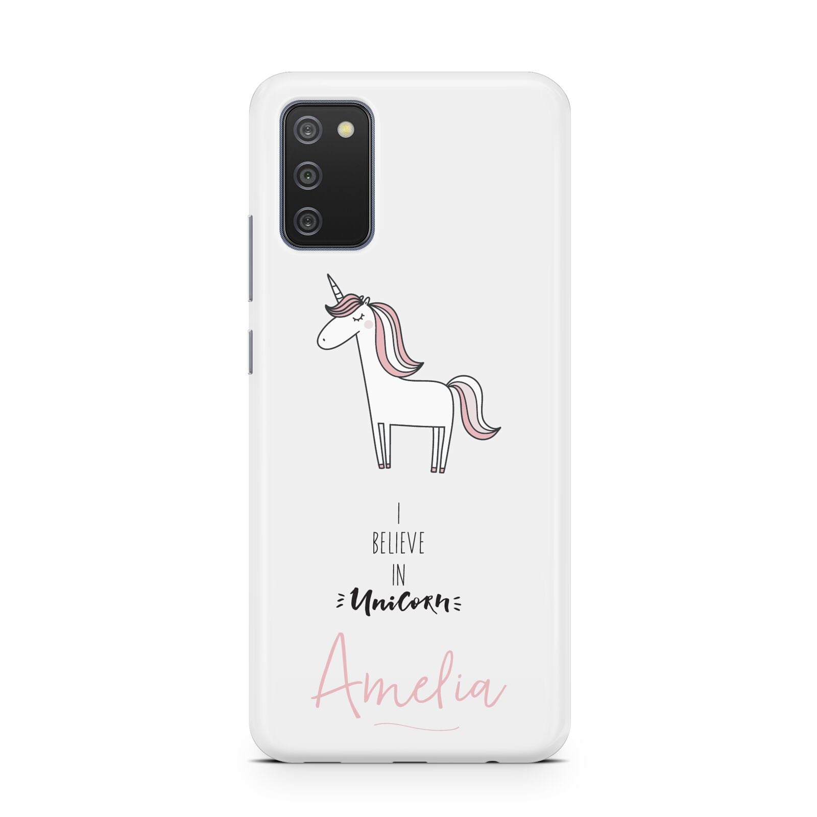 I Believe in Unicorn Samsung A02s Case