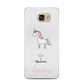 I Believe in Unicorn Samsung Galaxy A5 2016 Case on gold phone