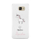 I Believe in Unicorn Samsung Galaxy A9 2016 Case on gold phone