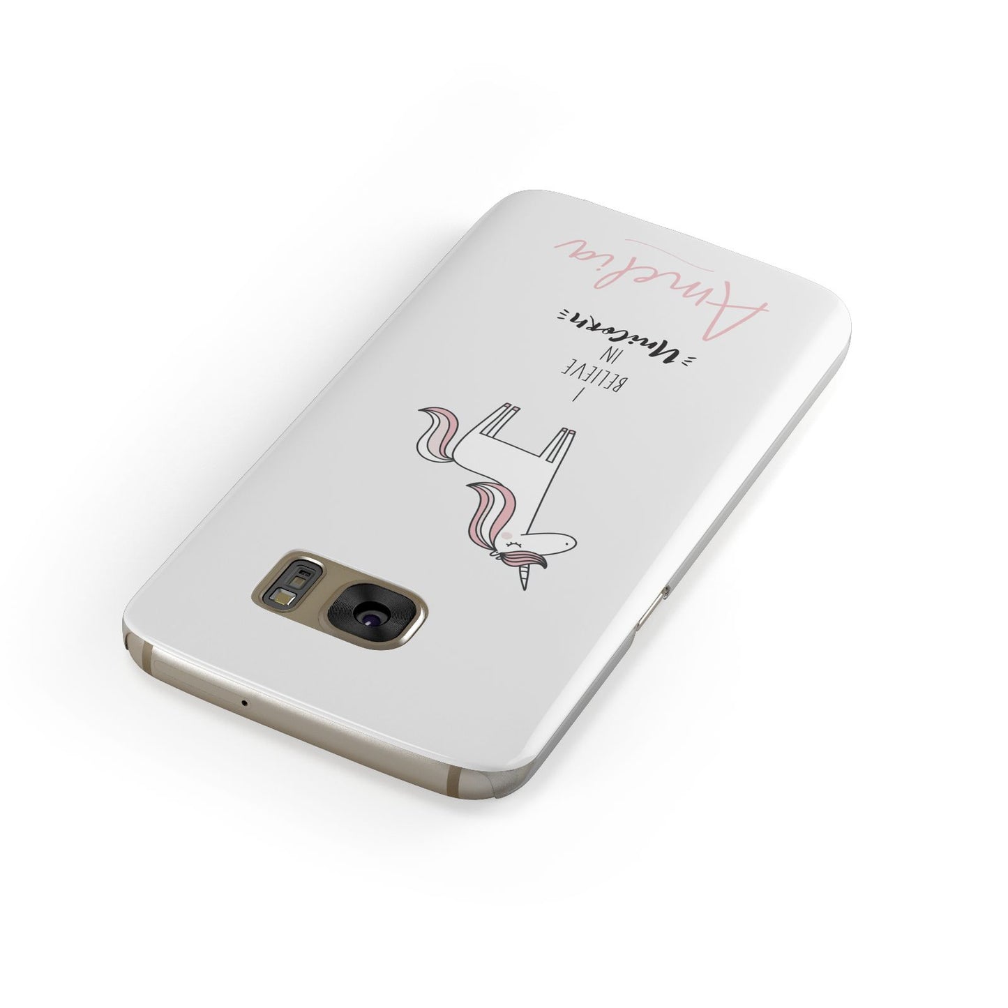 I Believe in Unicorn Samsung Galaxy Case Front Close Up