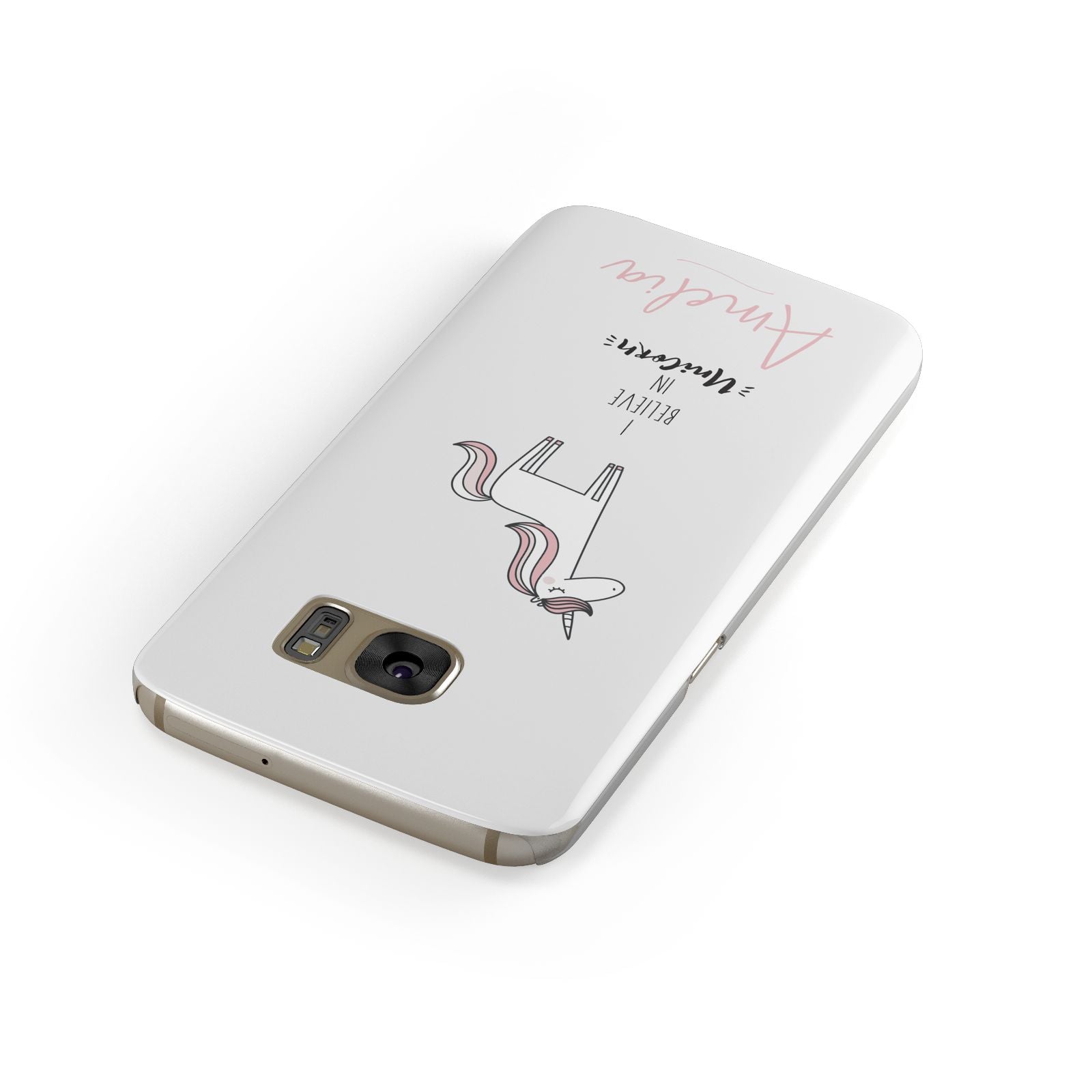 I Believe in Unicorn Samsung Galaxy Case Front Close Up