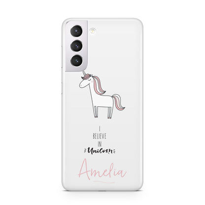 I Believe in Unicorn Samsung S21 Case