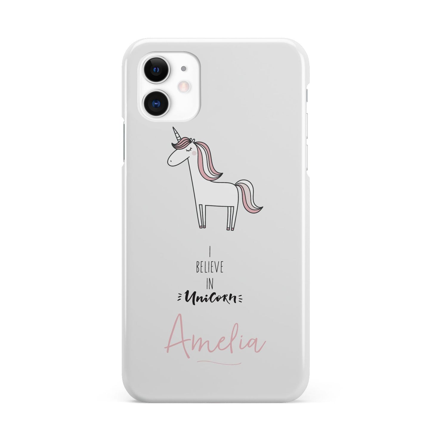 I Believe in Unicorn iPhone 11 3D Snap Case