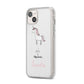 I Believe in Unicorn iPhone 14 Plus Clear Tough Case Starlight Angled Image