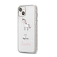 I Believe in Unicorn iPhone 14 Plus Glitter Tough Case Starlight Angled Image