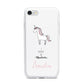 I Believe in Unicorn iPhone 7 Bumper Case on Silver iPhone